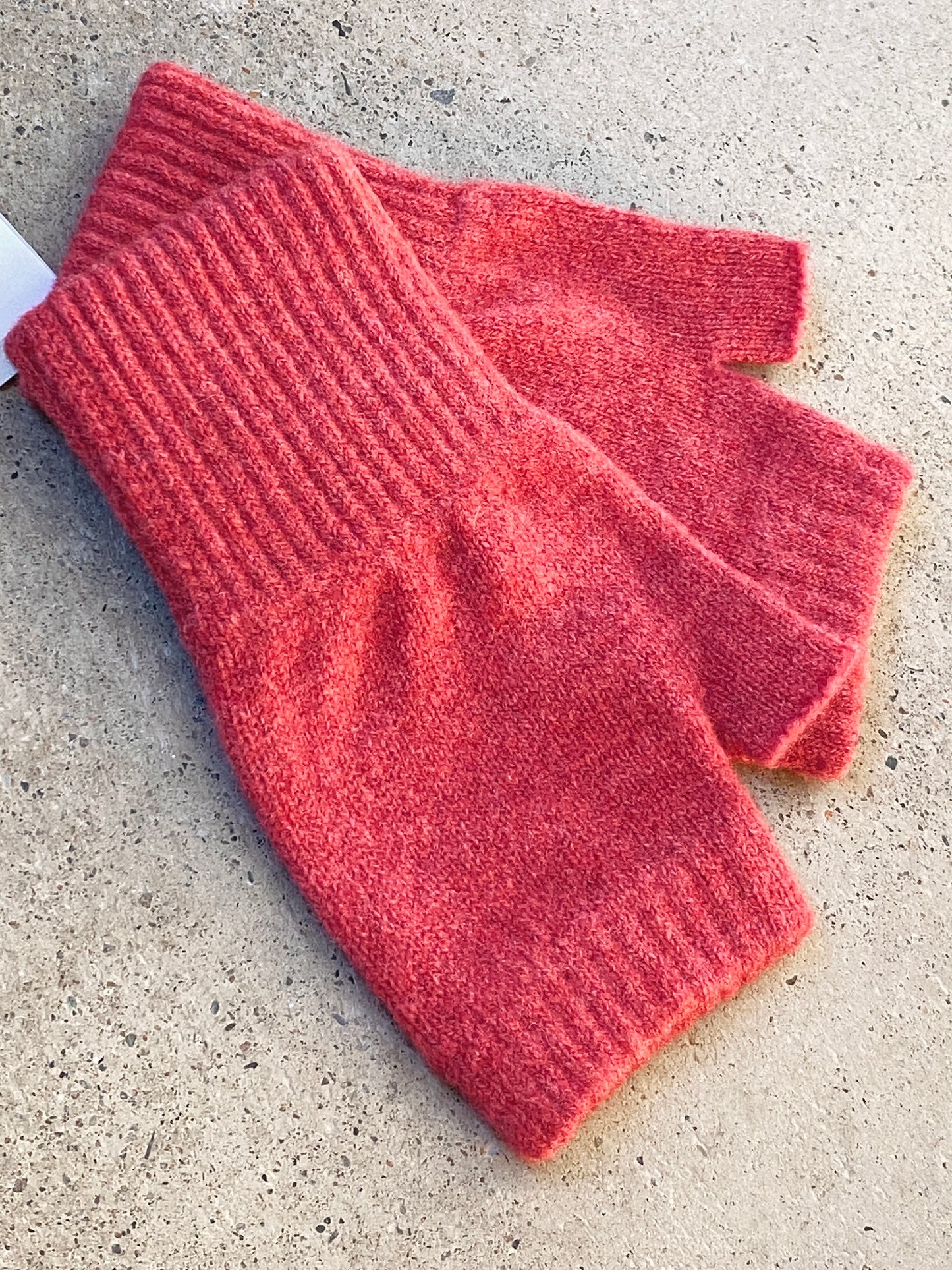 Lambswool Fingerless Mittens