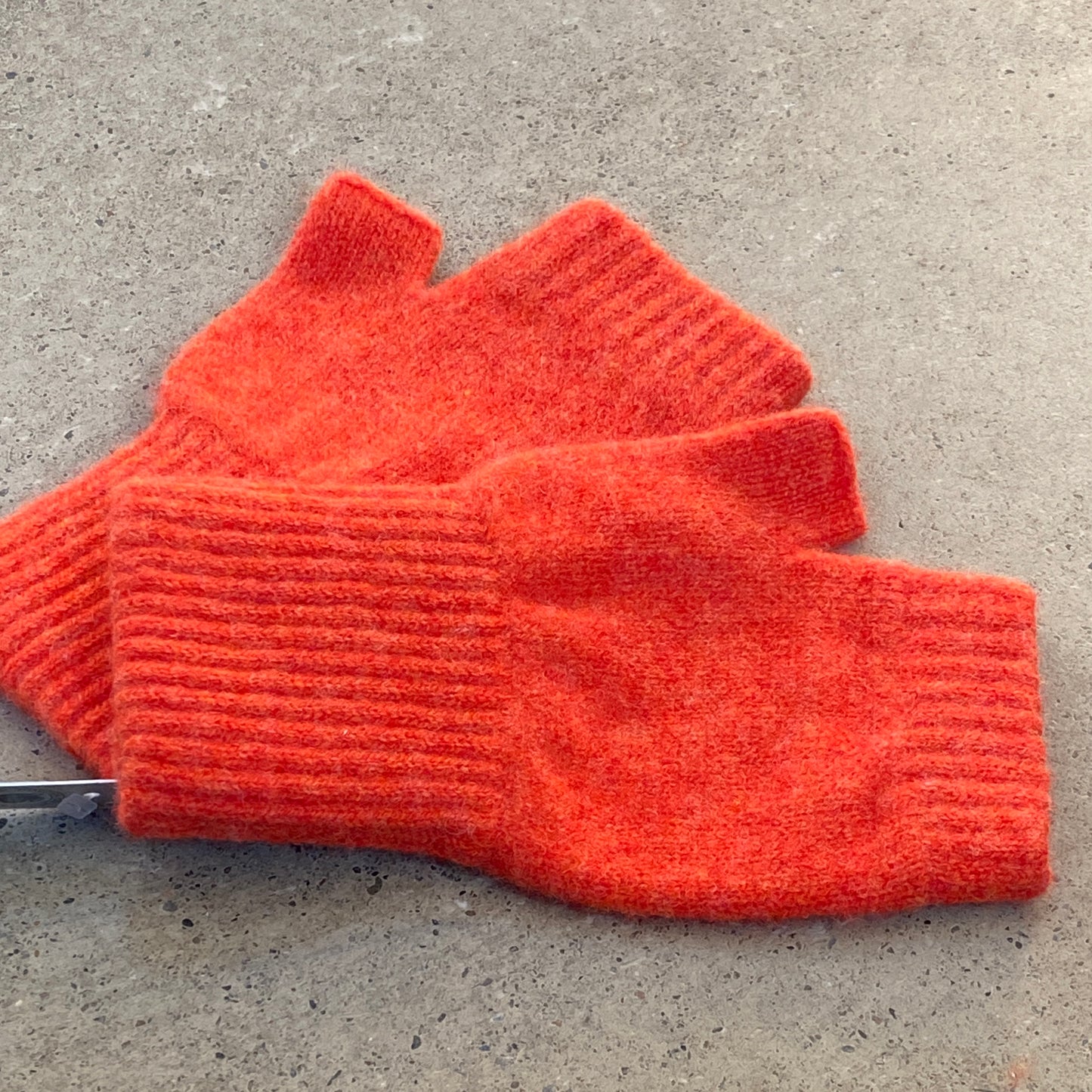 Lambswool Fingerless Mittens