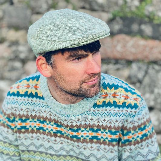 Iona Tweed Bunnet - Blawlowan Diamond Twill