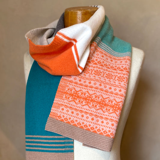 Alloa Stripe Scarf - Elder