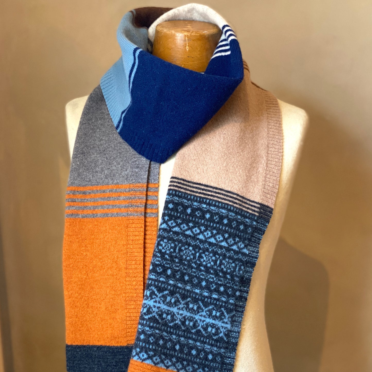 Alloa Stripe Scarf - Winter