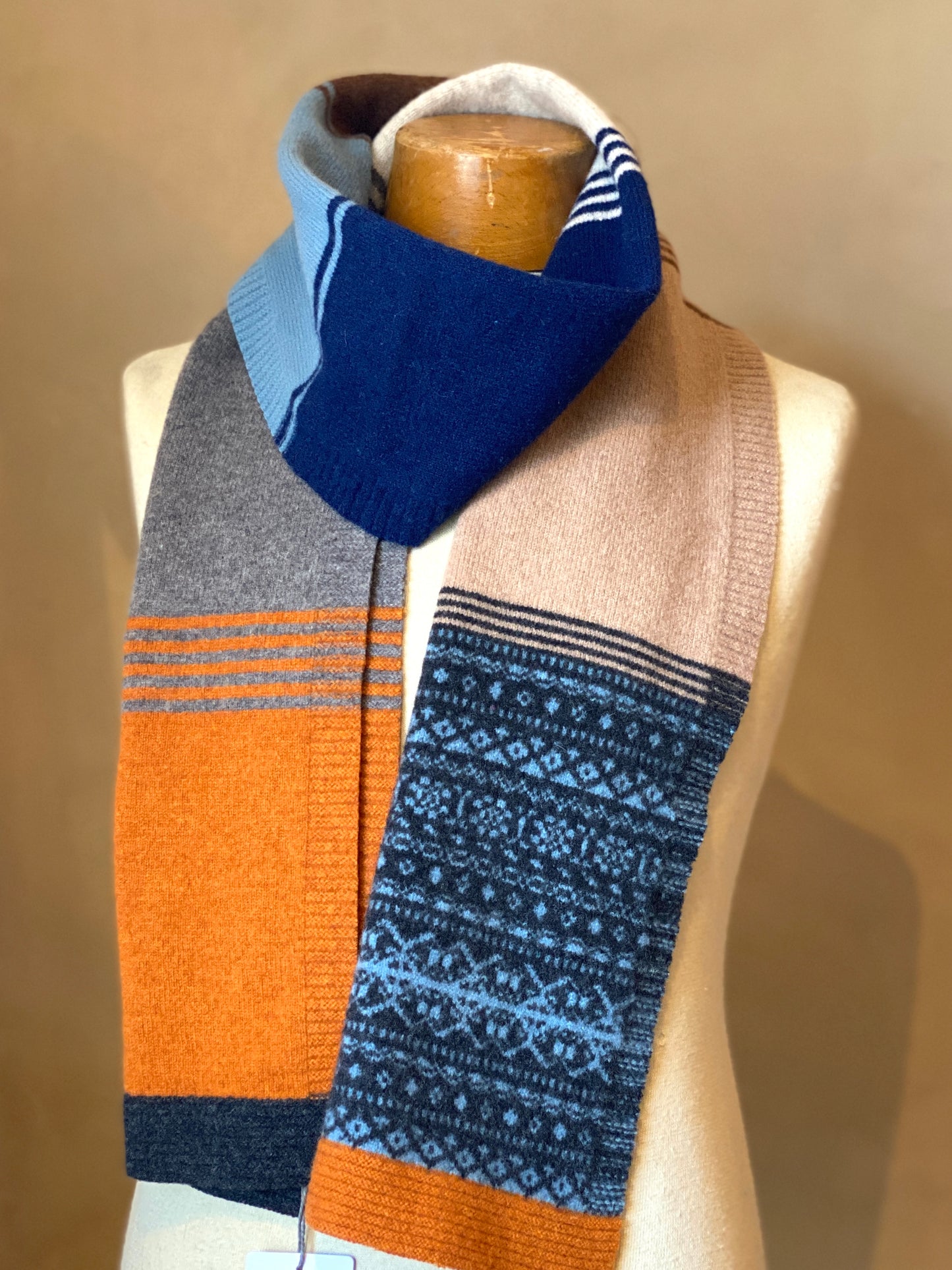 Alloa Stripe Scarf - Winter