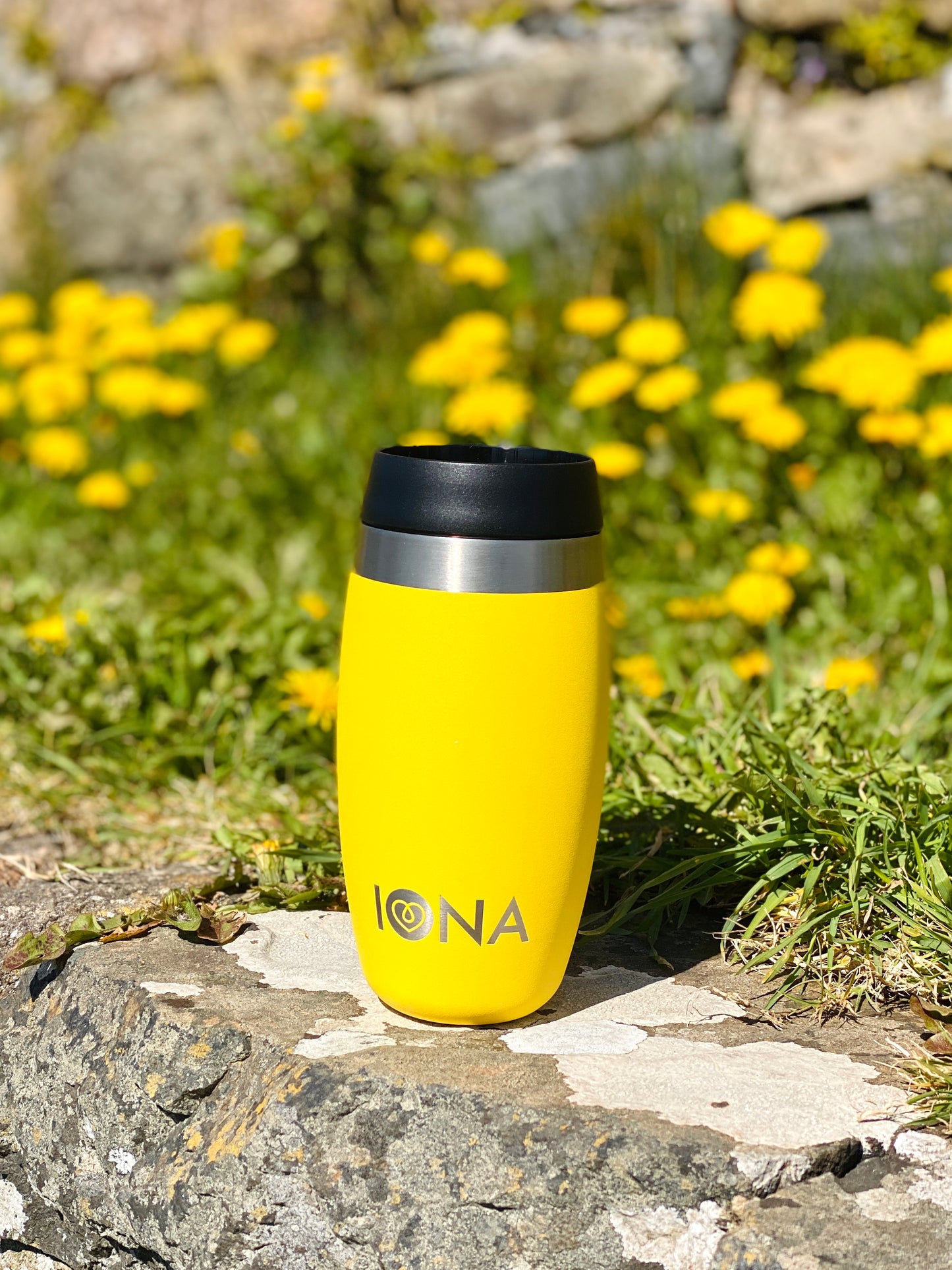 Iona Travel Mug - Yellow