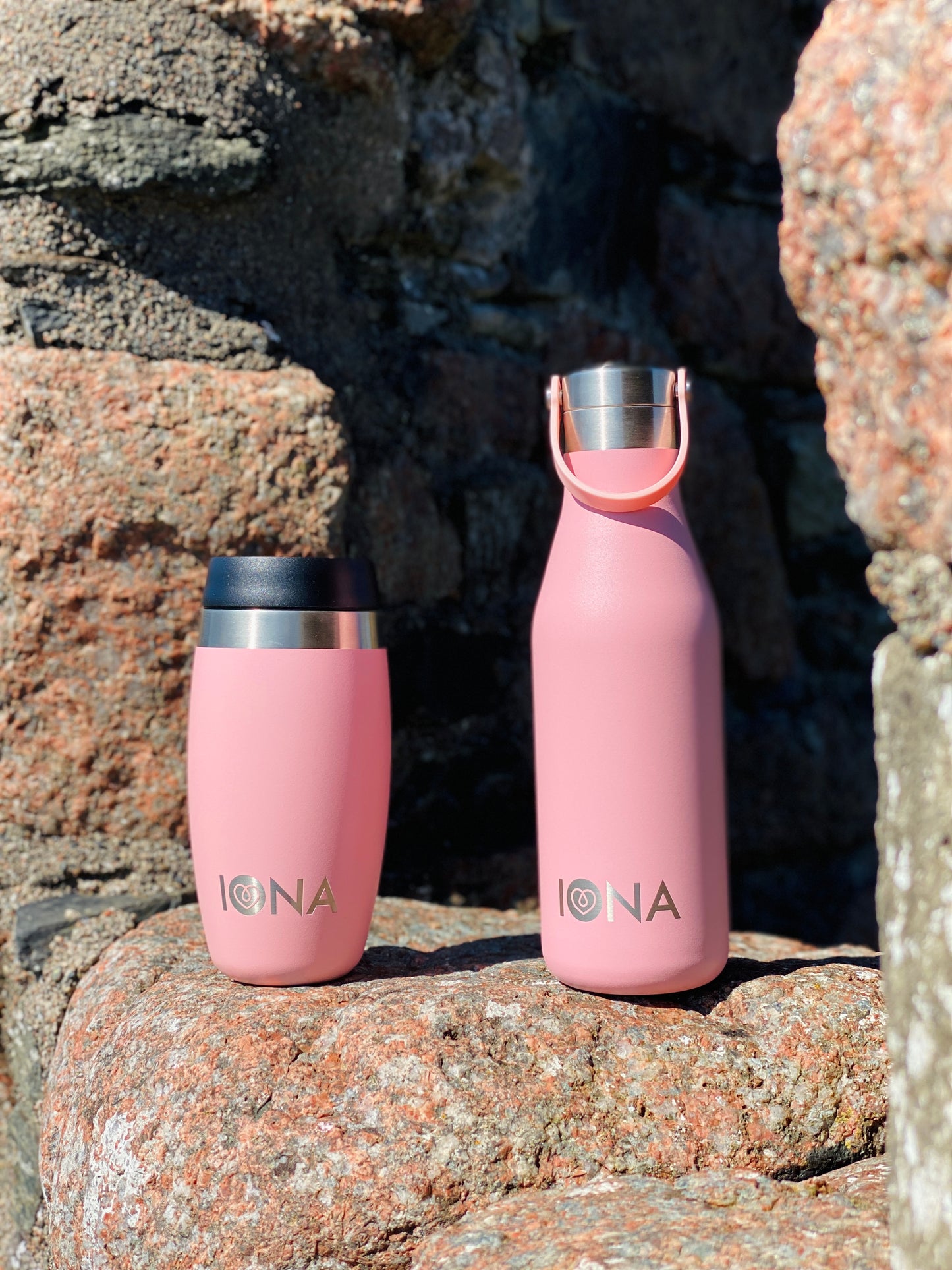 Iona Travel Mug - Pink