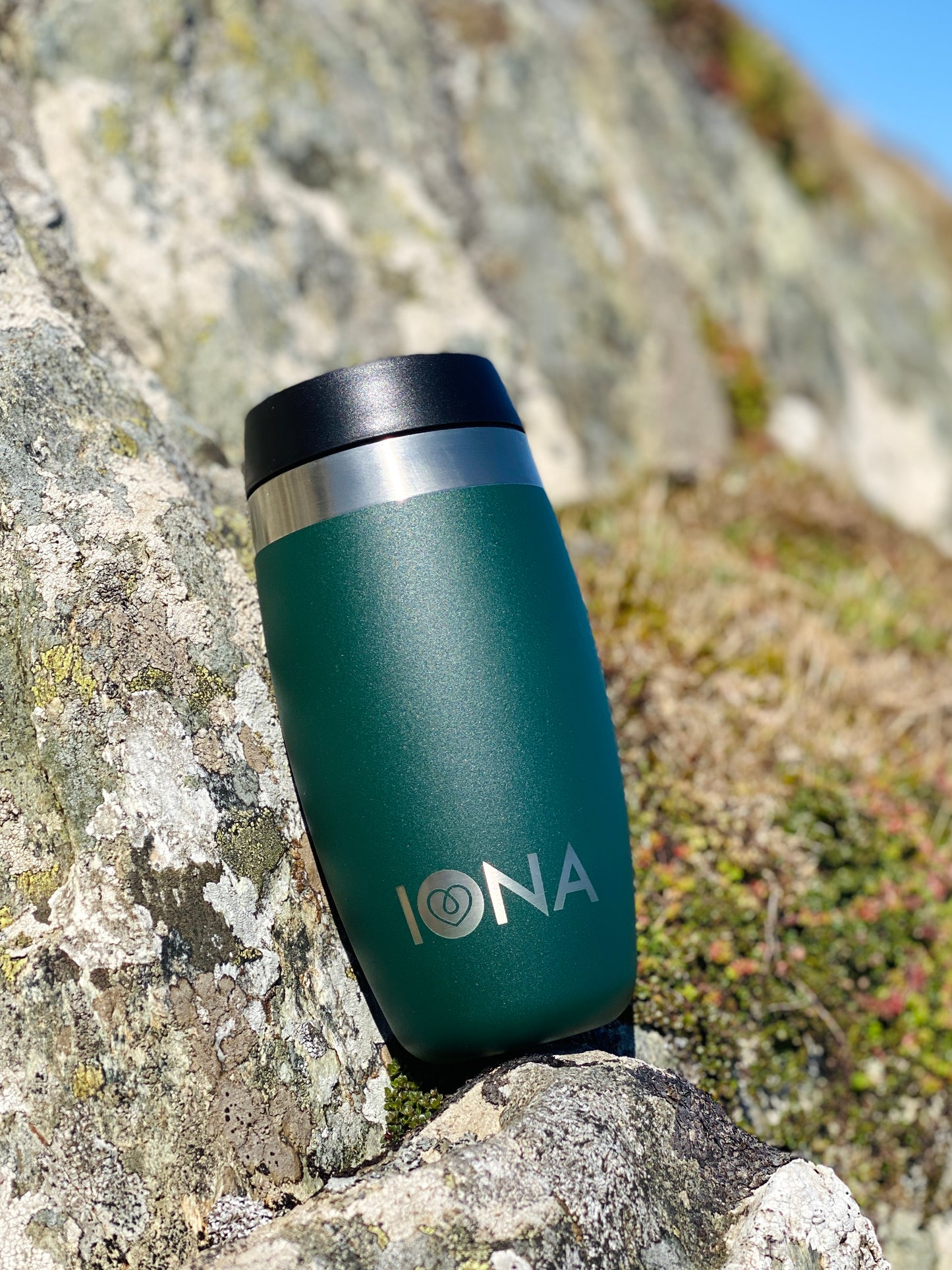 Iona Travel Mug - Racing Green