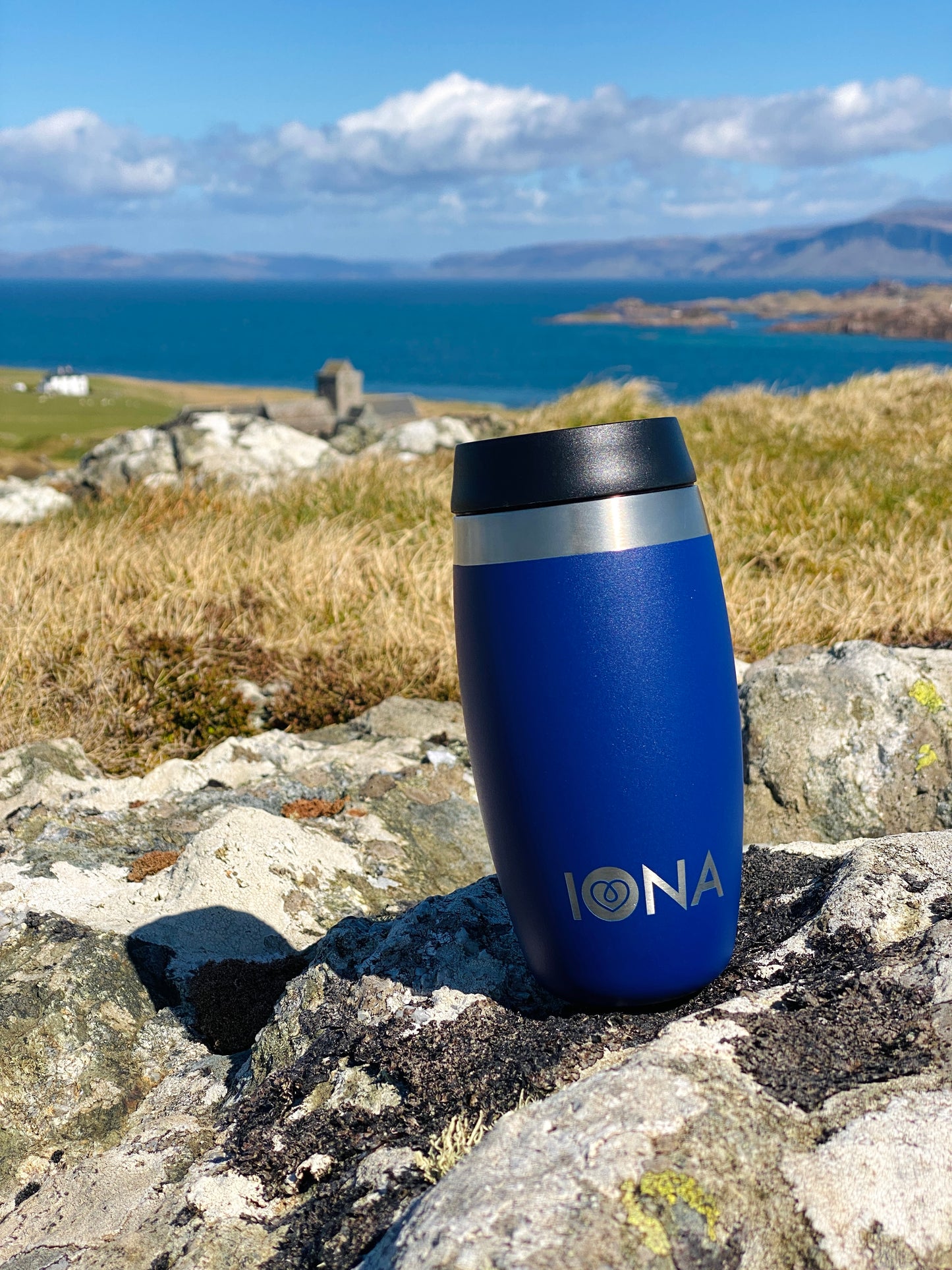 Iona Travel Mug - Oxford Blue
