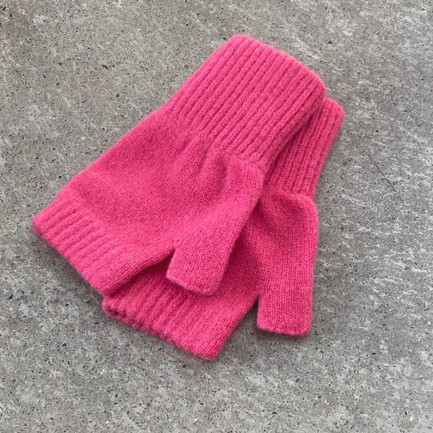 Lambswool Fingerless Mittens
