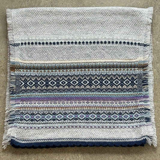 Alpine Fairisle Scarf - Arctic