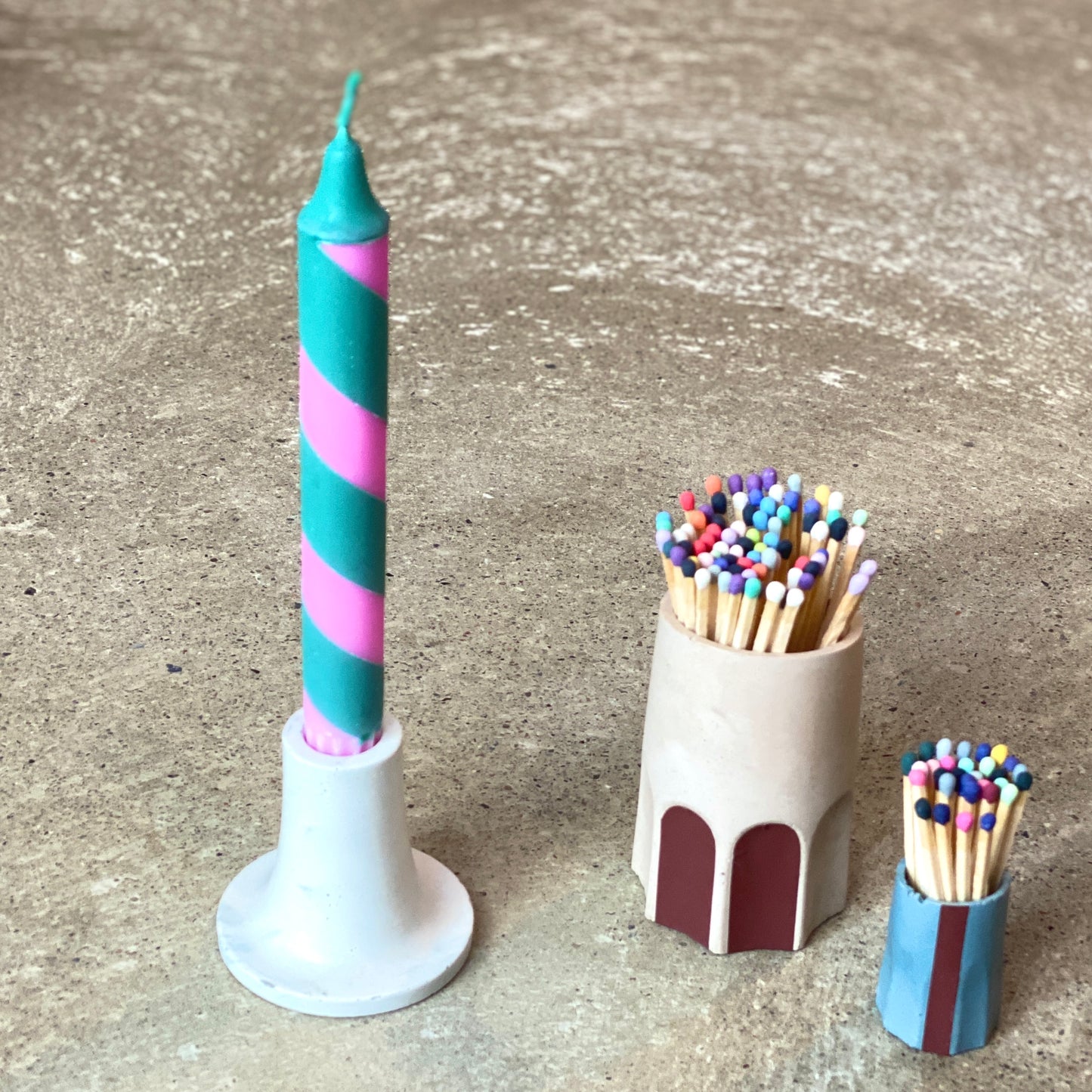 Helter Skelter Stick Candles