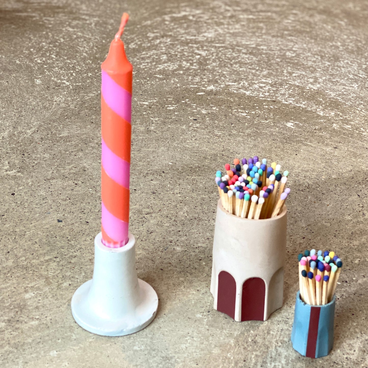 Helter Skelter Stick Candles