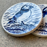 Puffin Ceramic Coaster
