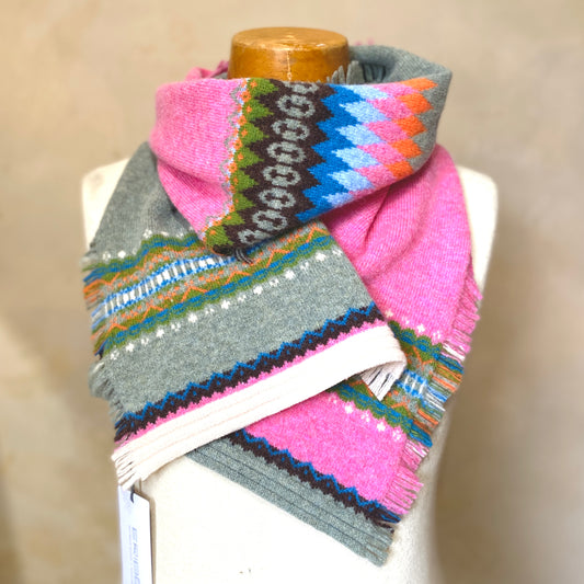 Alloa Scarf - Pink Willow