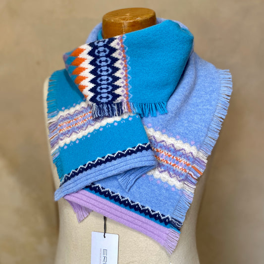 Alloa Scarf - Blue Iris