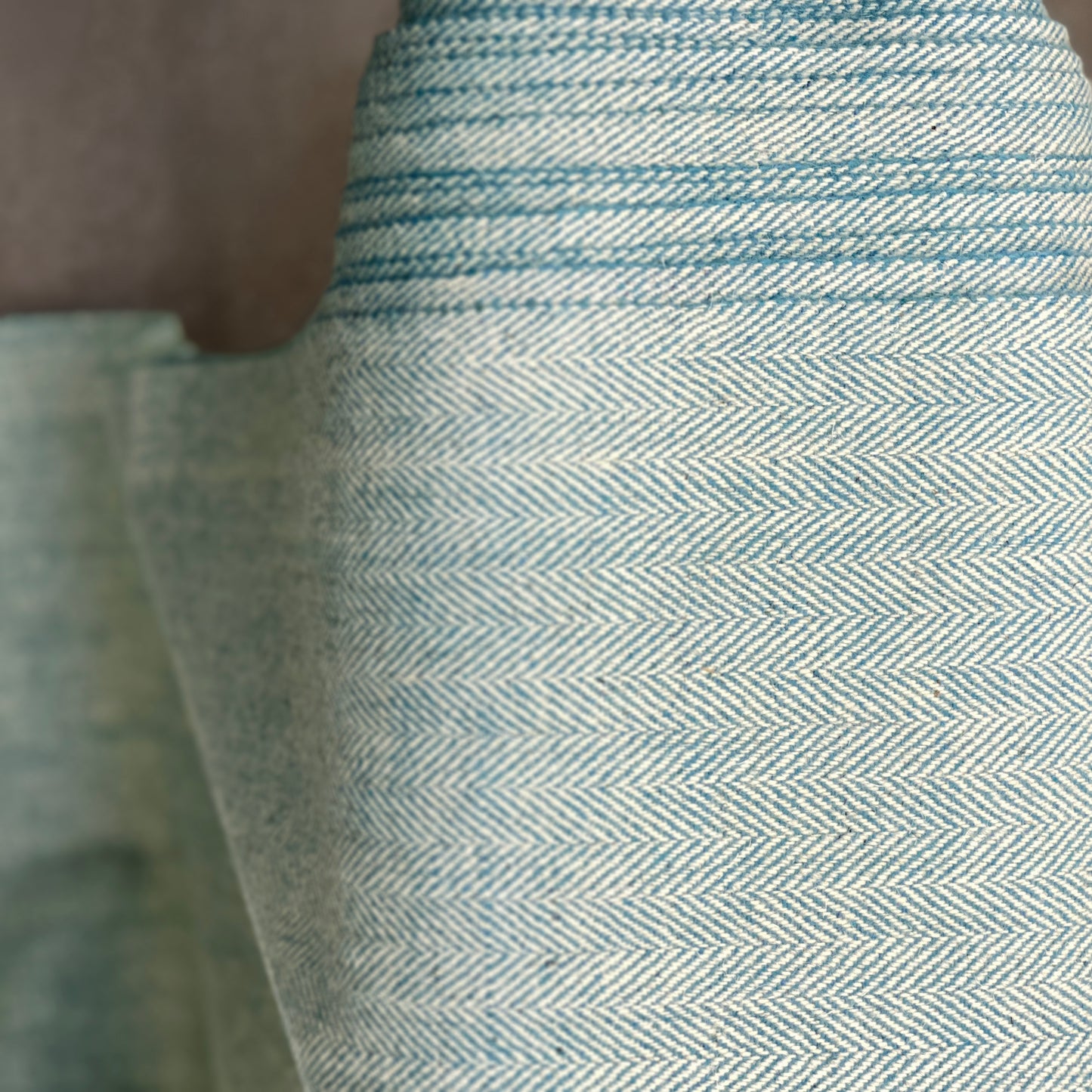 Herringbone - Blue Teal/IW7 Silver