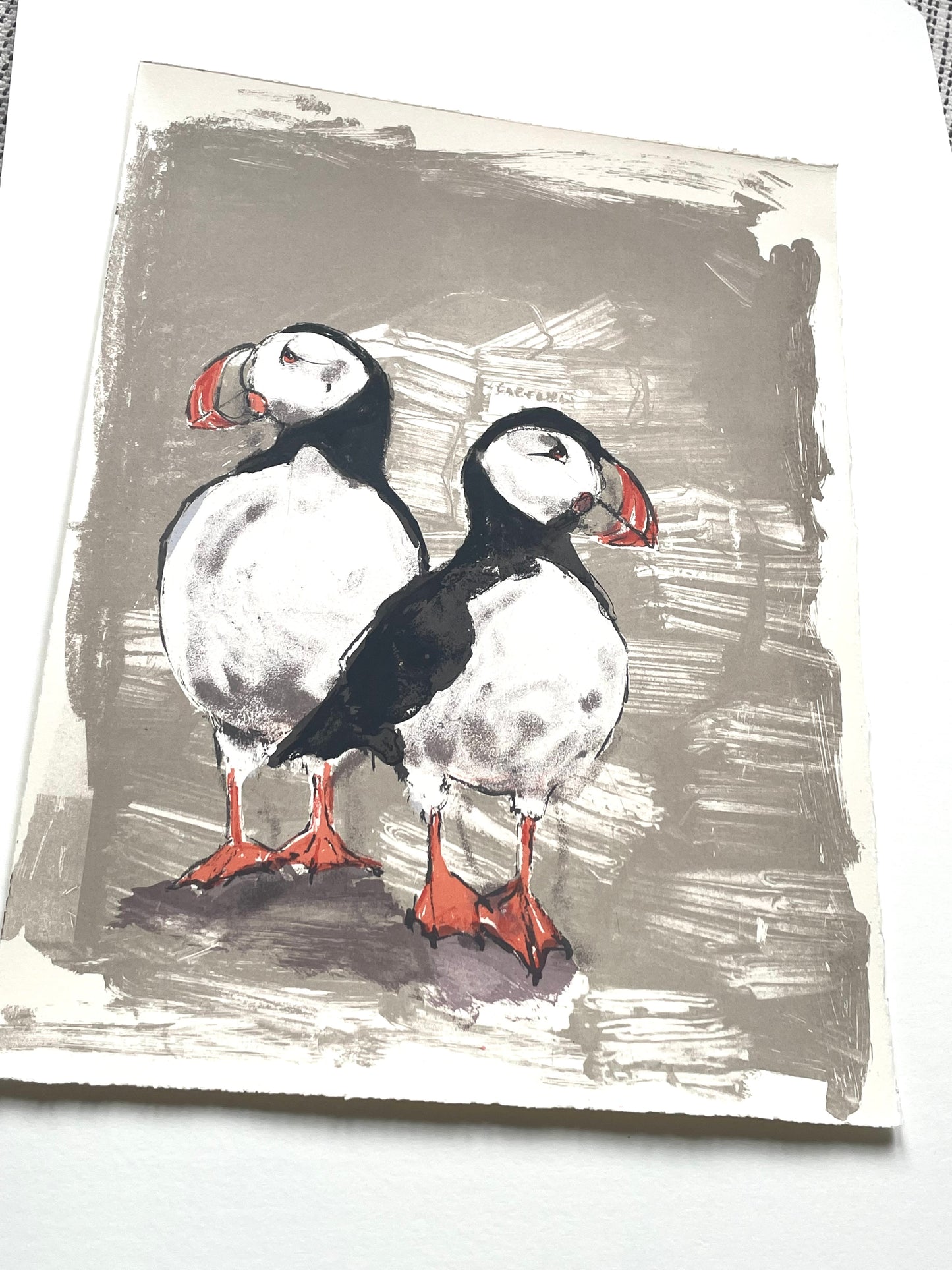 'Him and Her' Original Screen Print