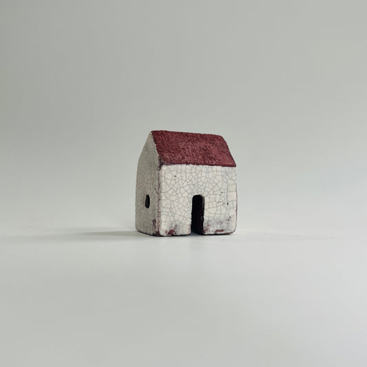 Small Croft House - White & Red Clay