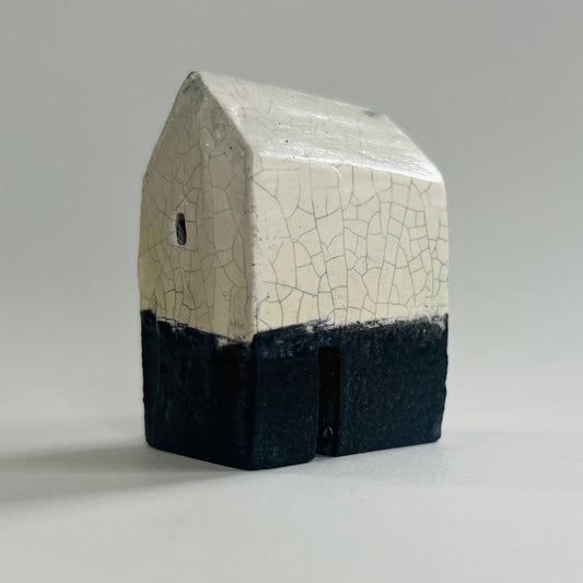 Larger Croft House - White & Black