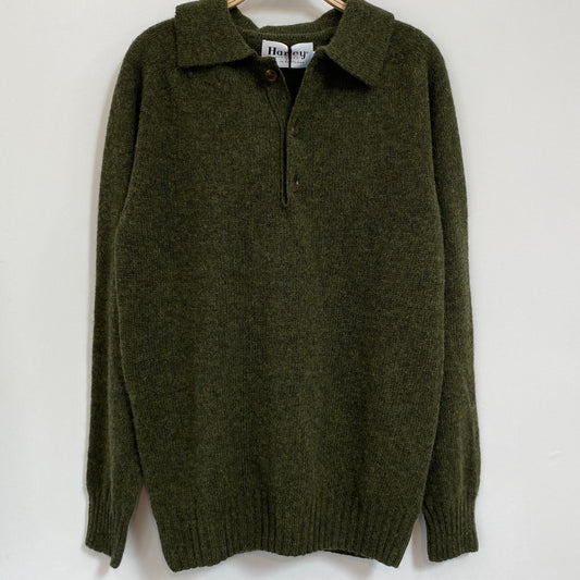 Eton Henly Sweater - Scots Pine