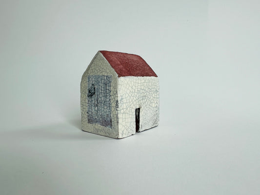 Larger Croft House - White & Red Clay