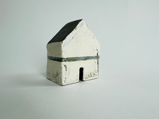 Larger Croft House - White & Charcoal
