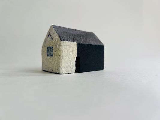 Larger Croft House - White & Black