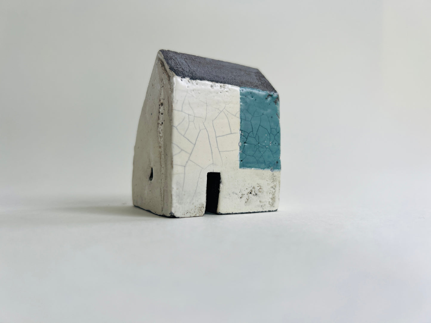 Larger Croft House - White & Blue