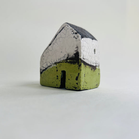 Large Croft House - White & Green