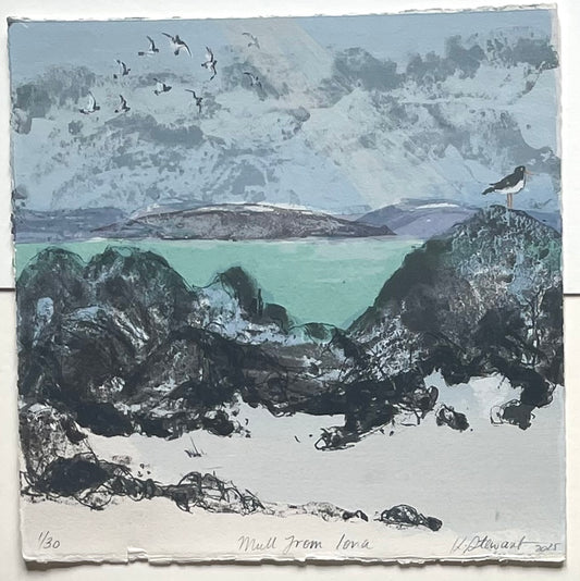 'Mull from Iona' Original Screen Print