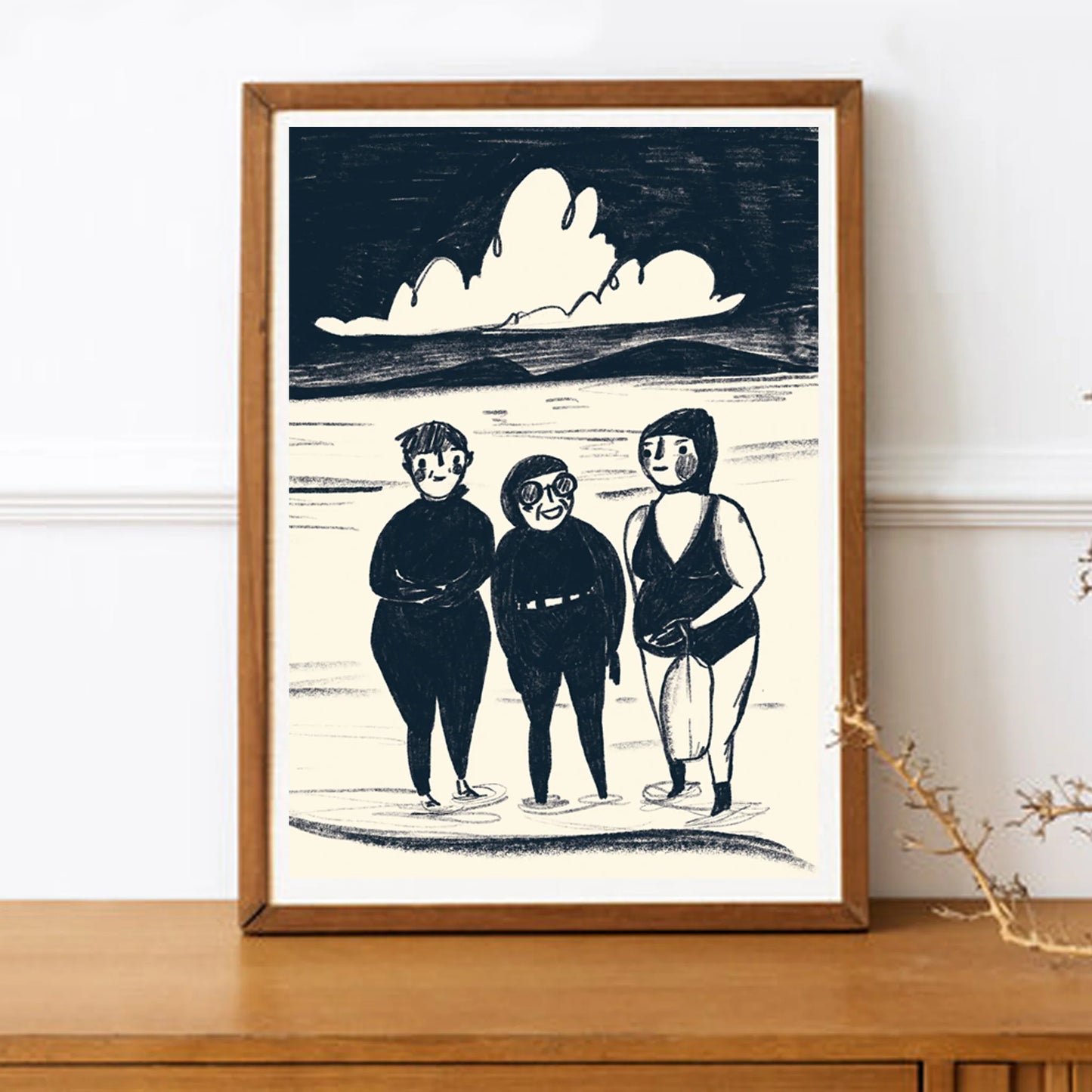 Beach Babes - A5 Print