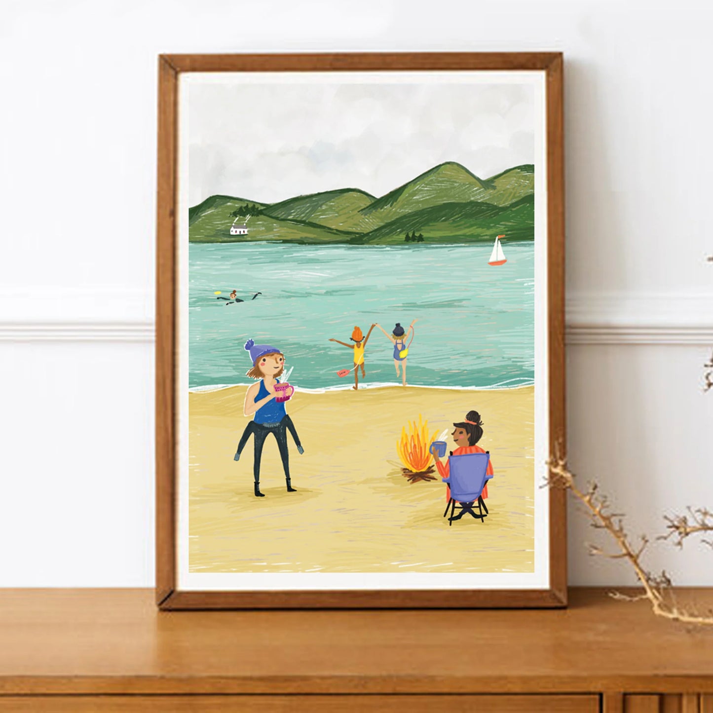 Wild Swimming - A5 Print