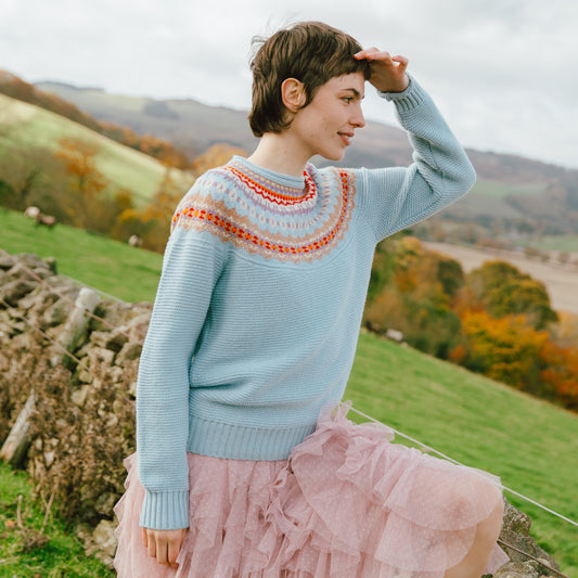 Stoneybrek Sweater - Cornflower