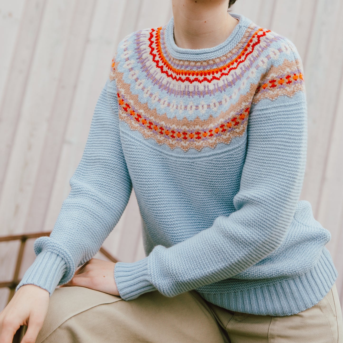 Stoneybrek Sweater - Cornflower