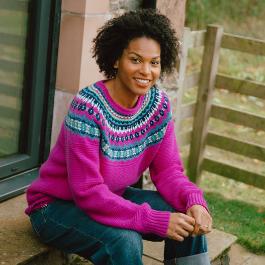 Stoneybrek Sweater - Sweetpea