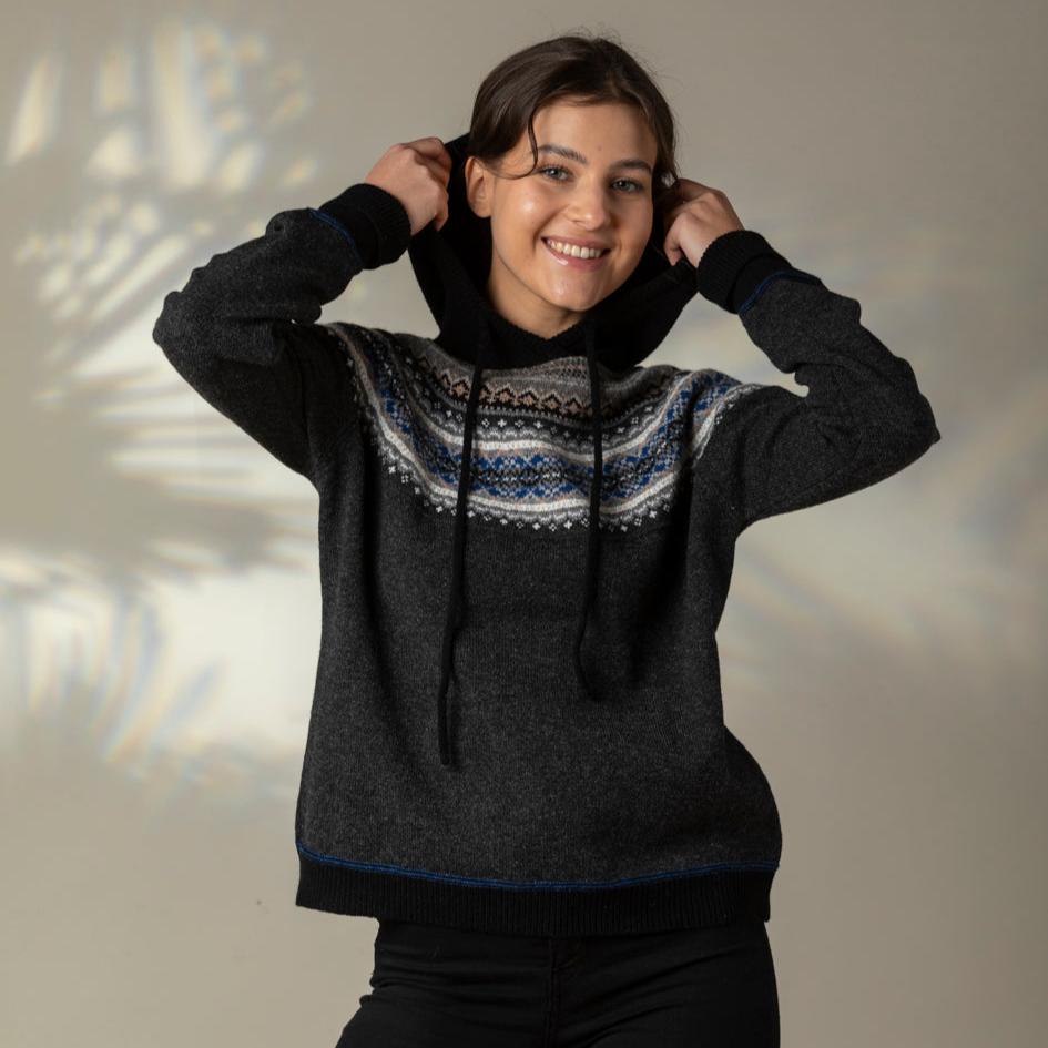Alpine Hooded Sweater - Pegasus