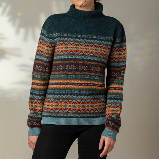 Kinross High Neck Sweater - Prelude