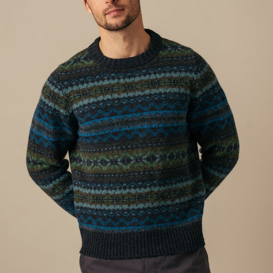 Brodie Rib Sweater - Kingfisher