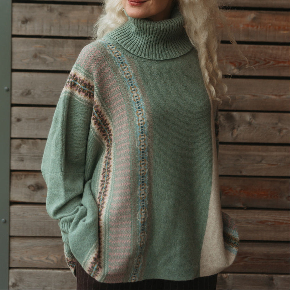 Montrose Cowl Sweater - Sage