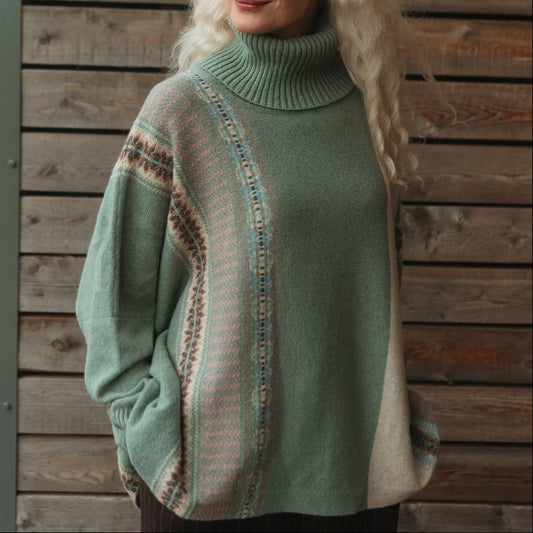 Montrose Cowl Sweater - Sage