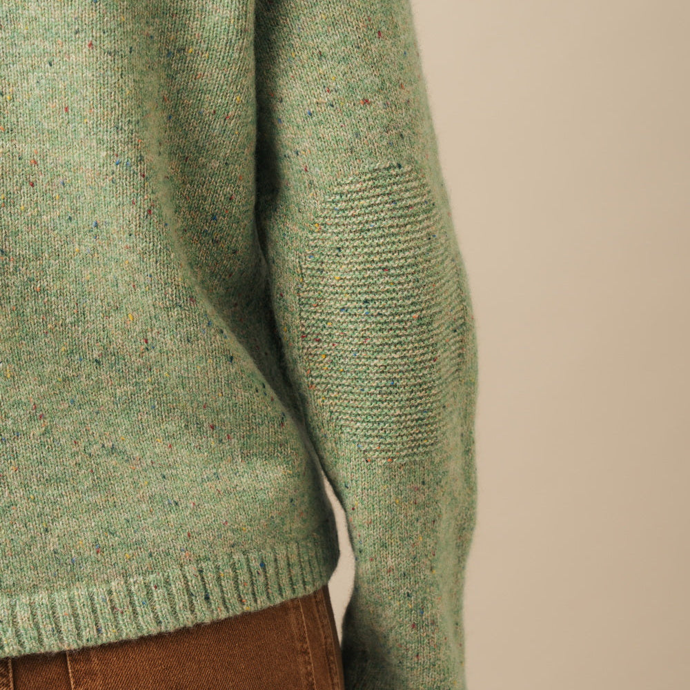 Tweed Nep Sweater - Reed