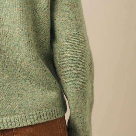 Tweed Nep Sweater - Reed