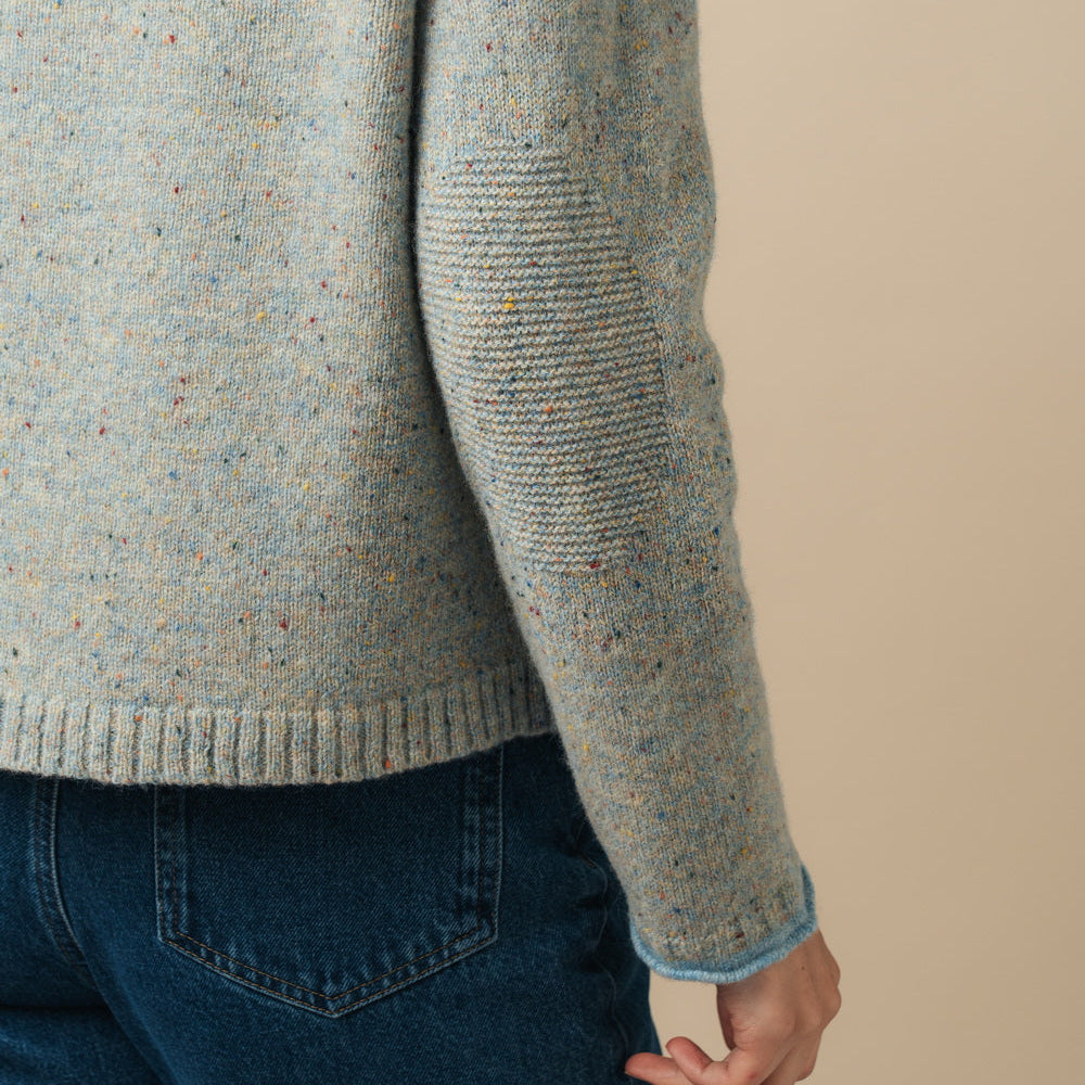 Tweed Nep Sweater - Splash