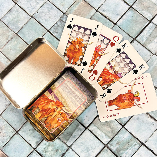 Playing Cards in a Tin