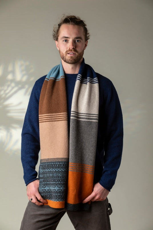 Alloa Stripe Scarf - Winter