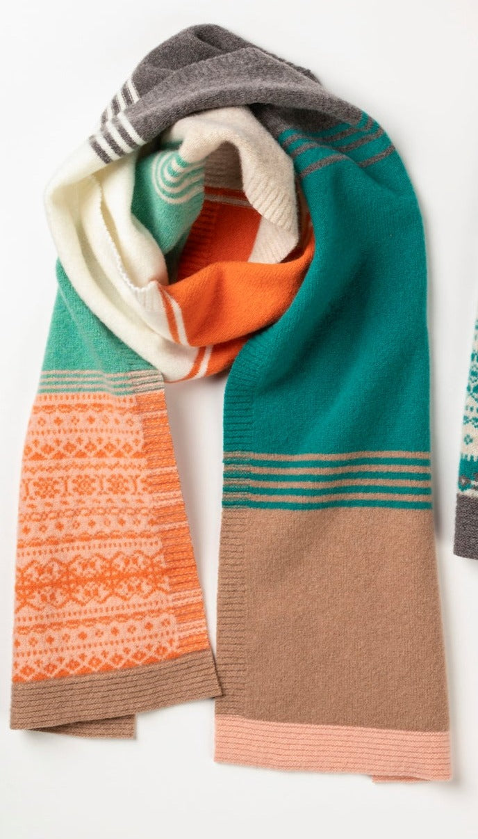 Alloa Stripe Scarf - Elder