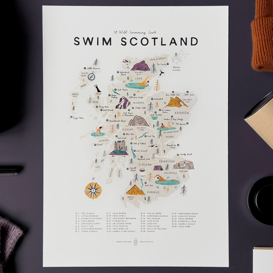 Swim Scotland Print