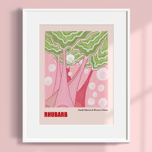 Rhubarb Art Print