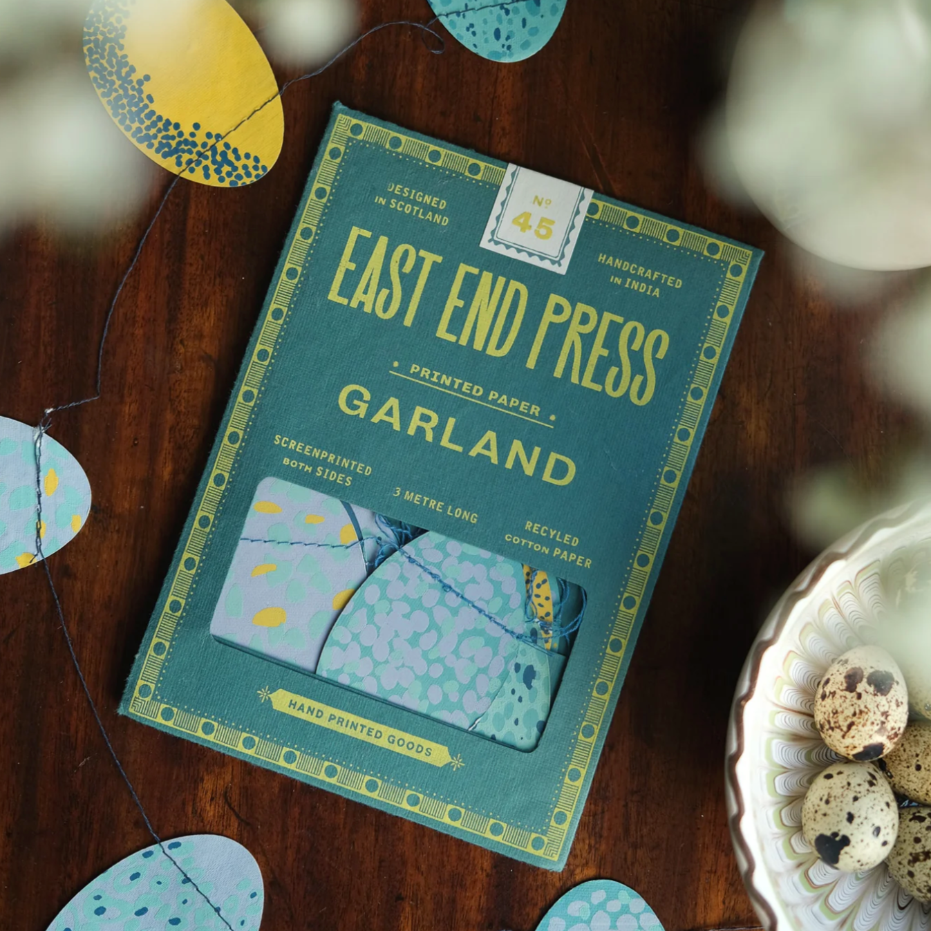Eggs Garland - Blue