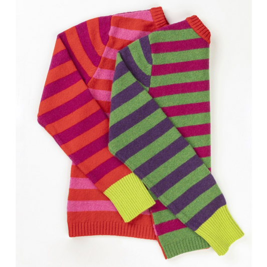 Stobo Stripe Sweater - Rosa