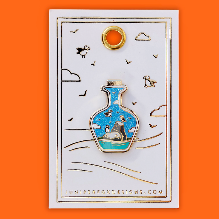 Puffin Enamel Pin