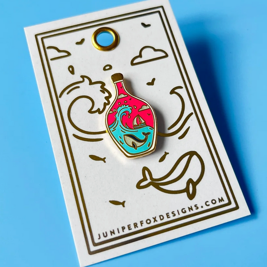 Whale Enamel Pin